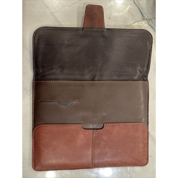 Natural Oiled/ Leather Targus Hughes Portfolio iPad Case Brown - Picture 3 of 7